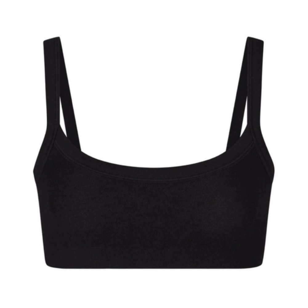 SKIMS Terry Lounge bralette L/XL Onyx NWT (SK0096)